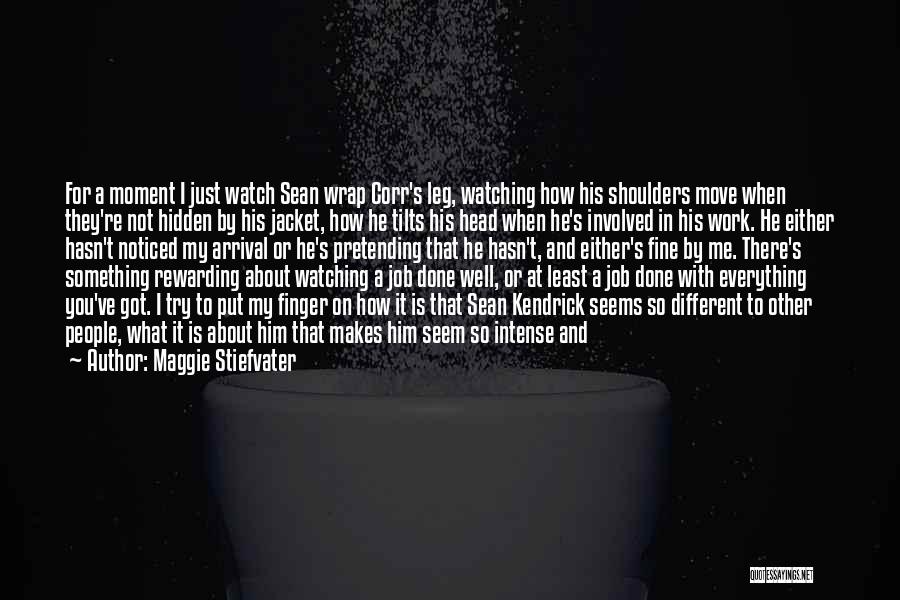 A Job Well Done Quotes By Maggie Stiefvater