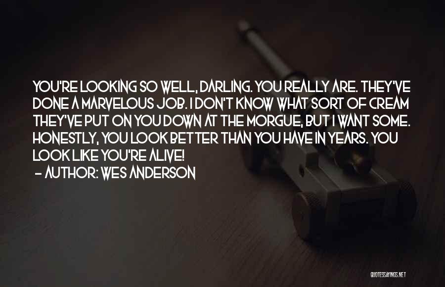 A Job Well Done Quotes By Wes Anderson