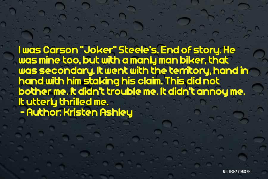 A Joker Quotes By Kristen Ashley