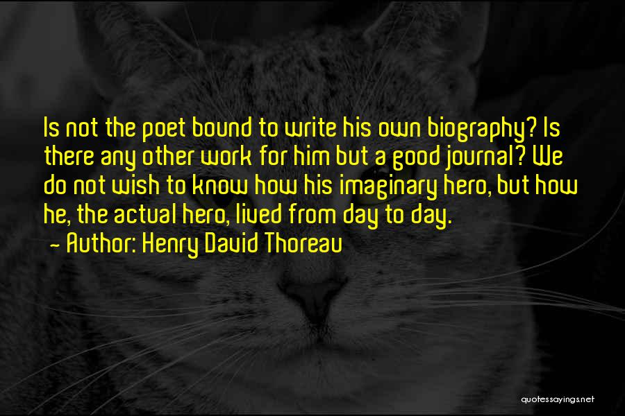 A Journal Quotes By Henry David Thoreau