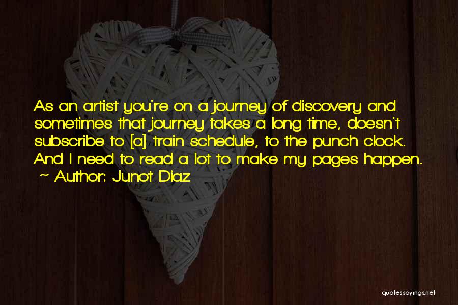 A Journey By Train Quotes By Junot Diaz