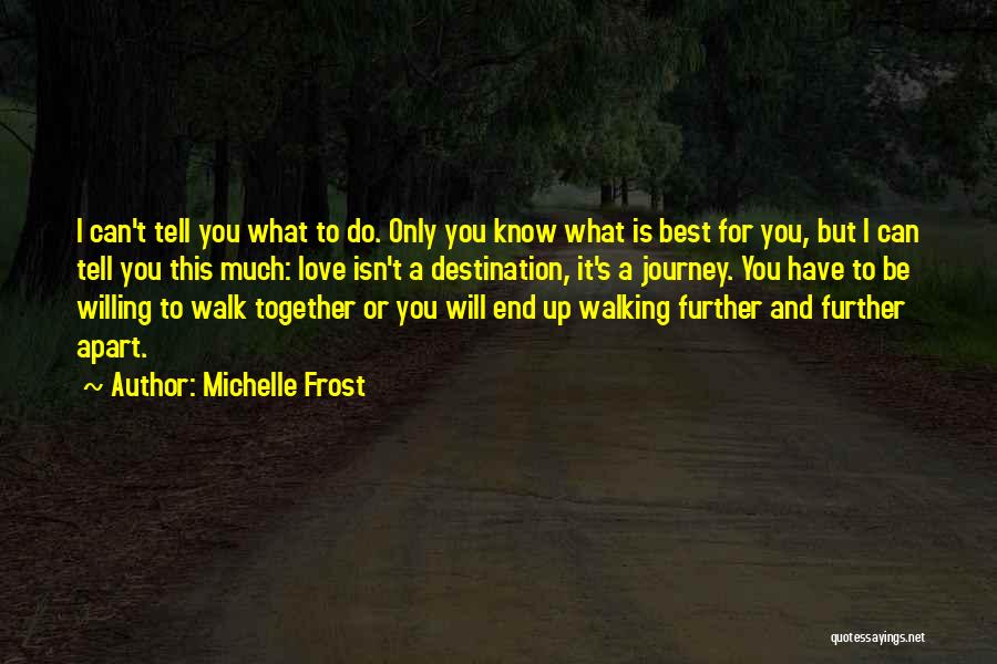 A Journey Together Quotes By Michelle Frost
