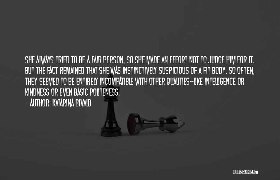 A Judge Quotes By Katarina Bivald