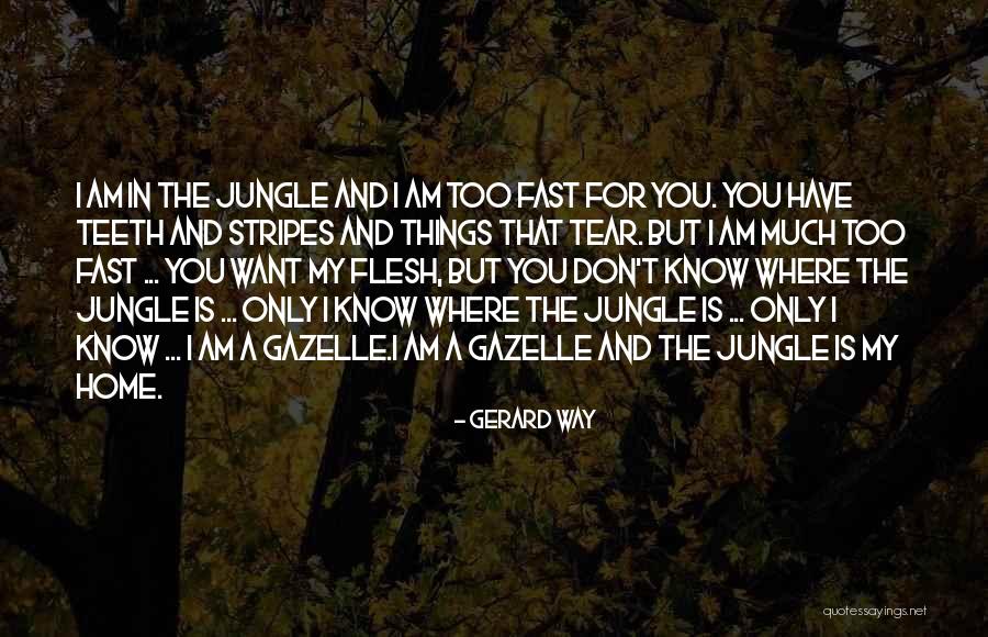 A Jungle Quotes By Gerard Way