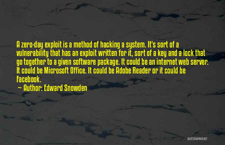 A Key And Lock Quotes By Edward Snowden