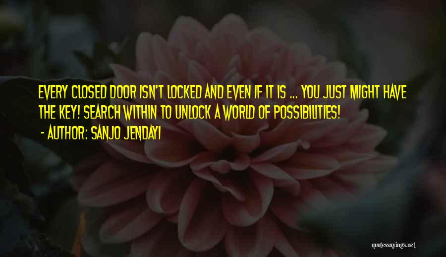 A Key And Lock Quotes By Sanjo Jendayi