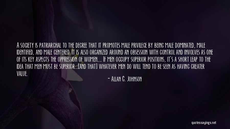 A Key Quotes By Allan G. Johnson