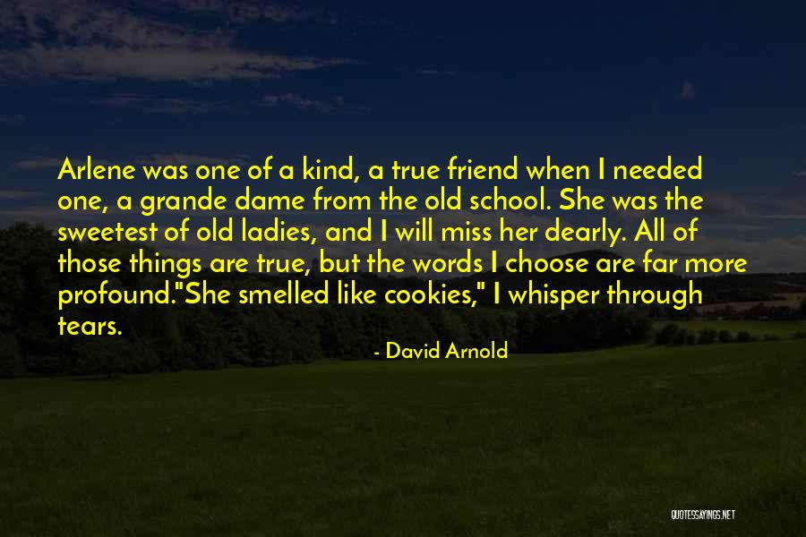 A Kind Of Friend Quotes By David Arnold