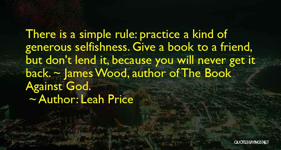 A Kind Of Friend Quotes By Leah Price