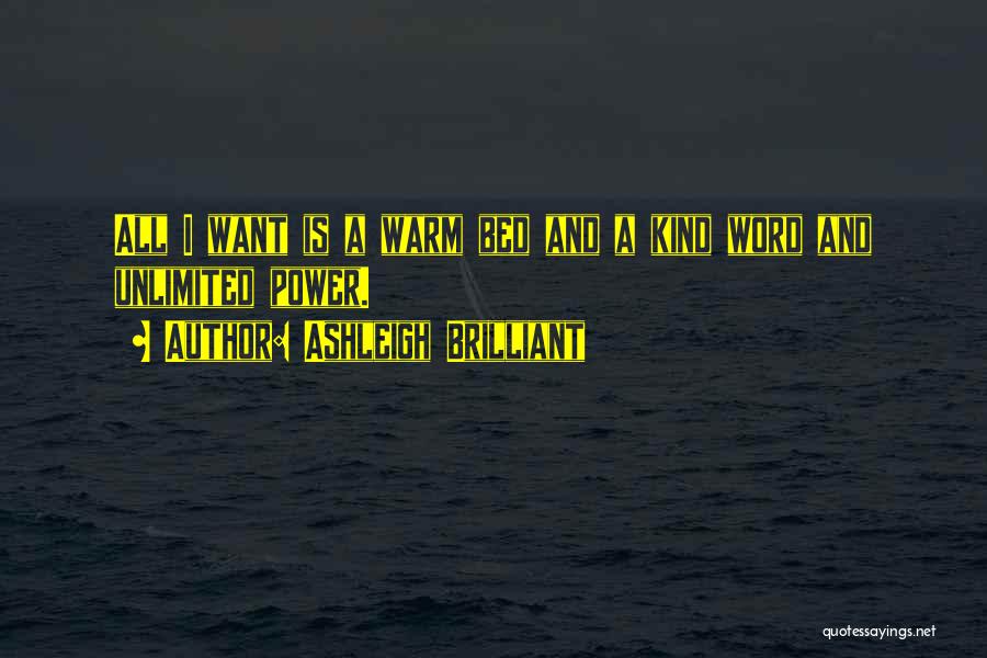 A Kind Word Quotes By Ashleigh Brilliant