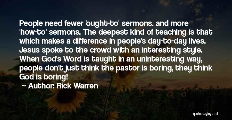 A Kind Word Quotes By Rick Warren