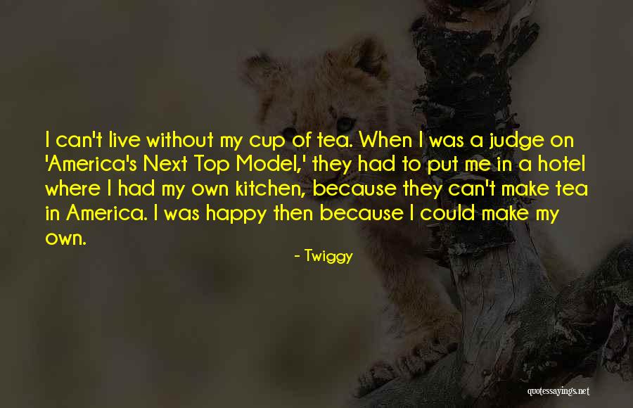 A Kitchen Tea Quotes By Twiggy