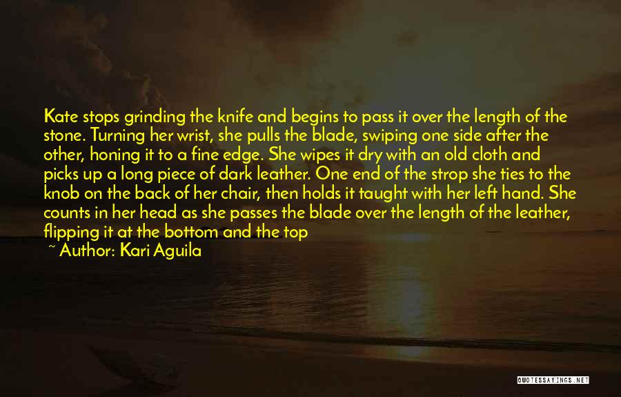 A Knife In The Back Quotes By Kari Aguila