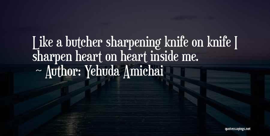 A Knife Quotes By Yehuda Amichai