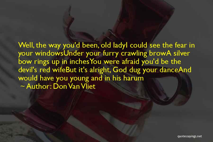 A Lady In Red Quotes By Don Van Vliet