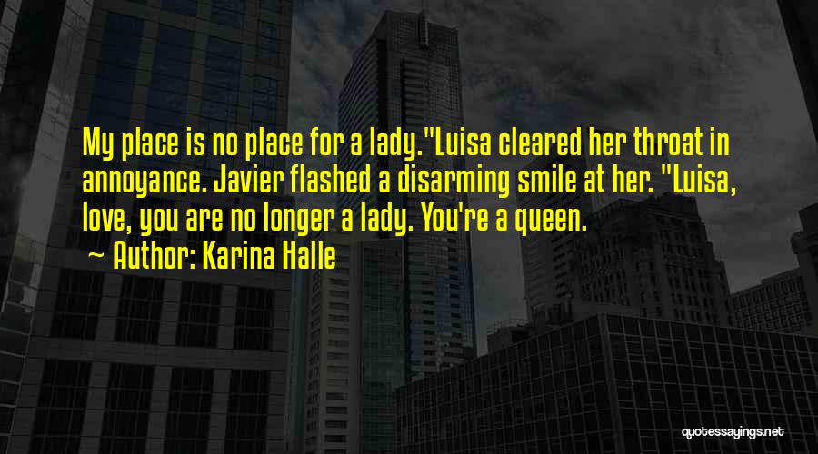 A Lady's Smile Quotes By Karina Halle