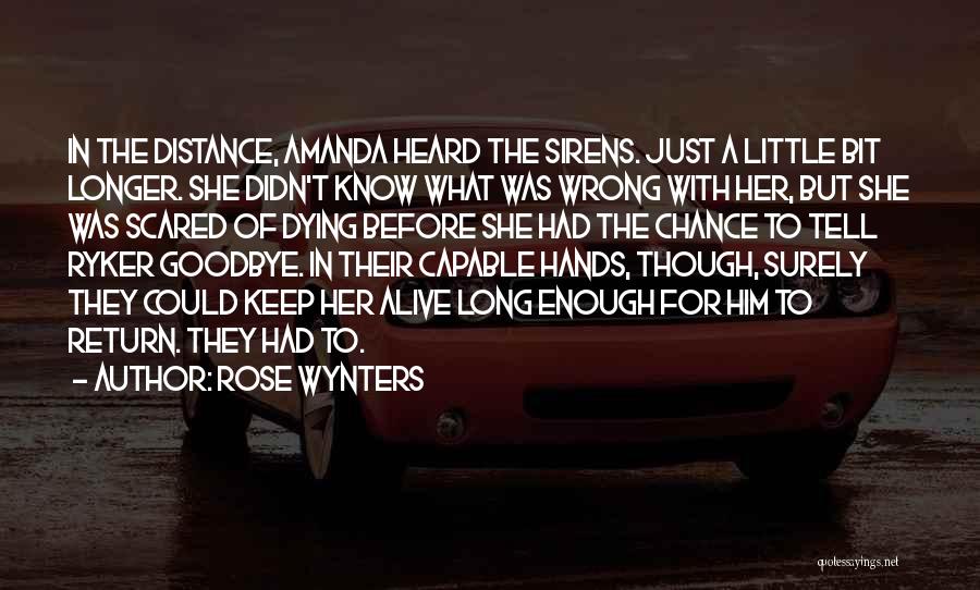 A Last Chance Quotes By Rose Wynters