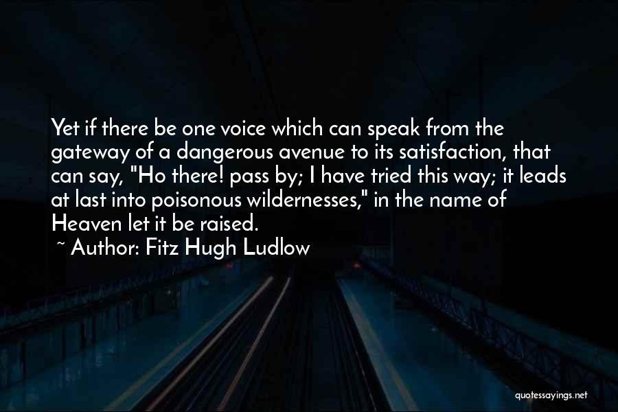 A Last Name Quotes By Fitz Hugh Ludlow