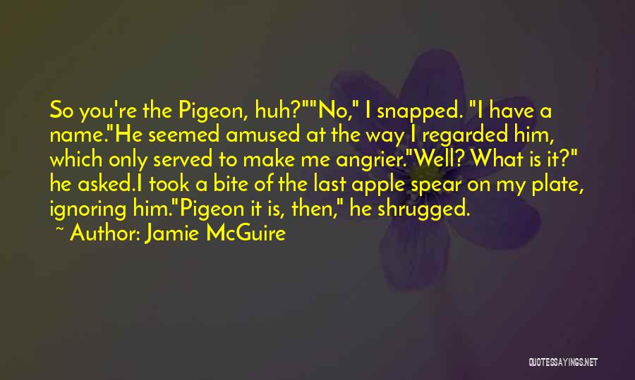 A Last Name Quotes By Jamie McGuire