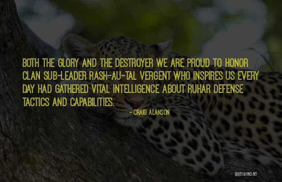 A Leader Inspires Quotes By Craig Alanson A Leader Inspires Quotes By Craig Alanson
