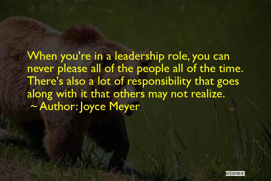 A Leadership Quotes By Joyce Meyer