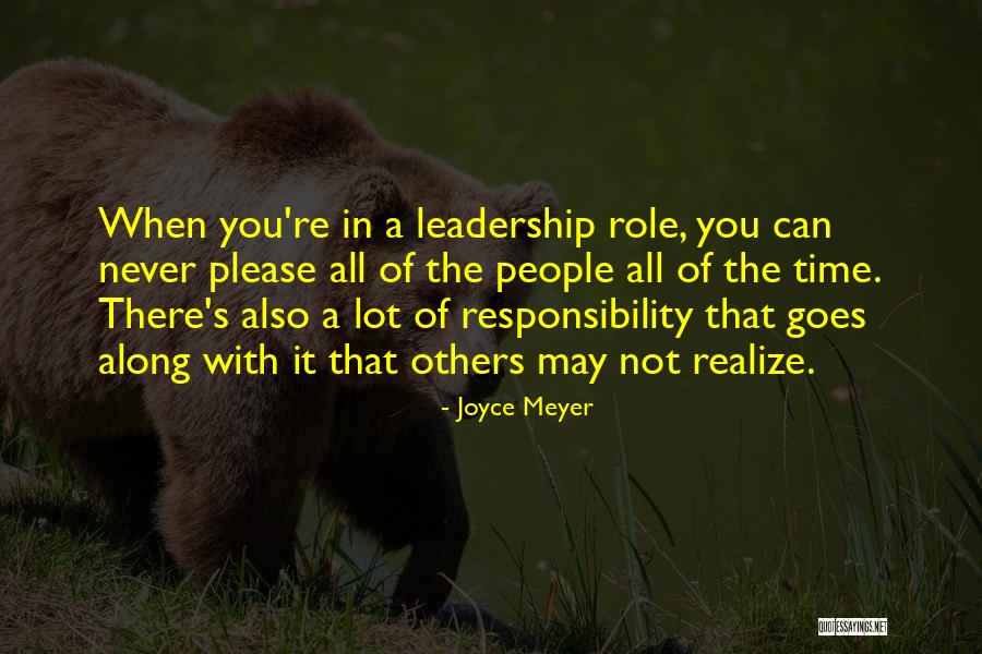 A Leadership Quotes By Joyce Meyer