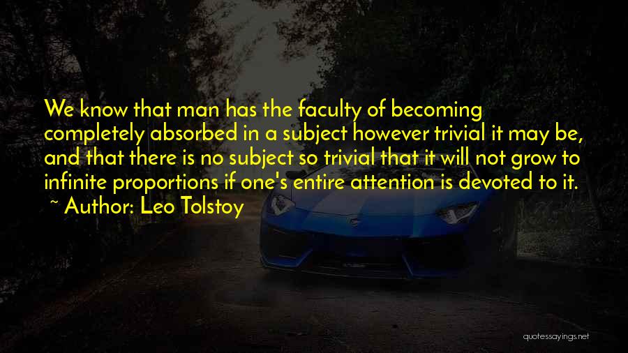 A Leo Man Quotes By Leo Tolstoy