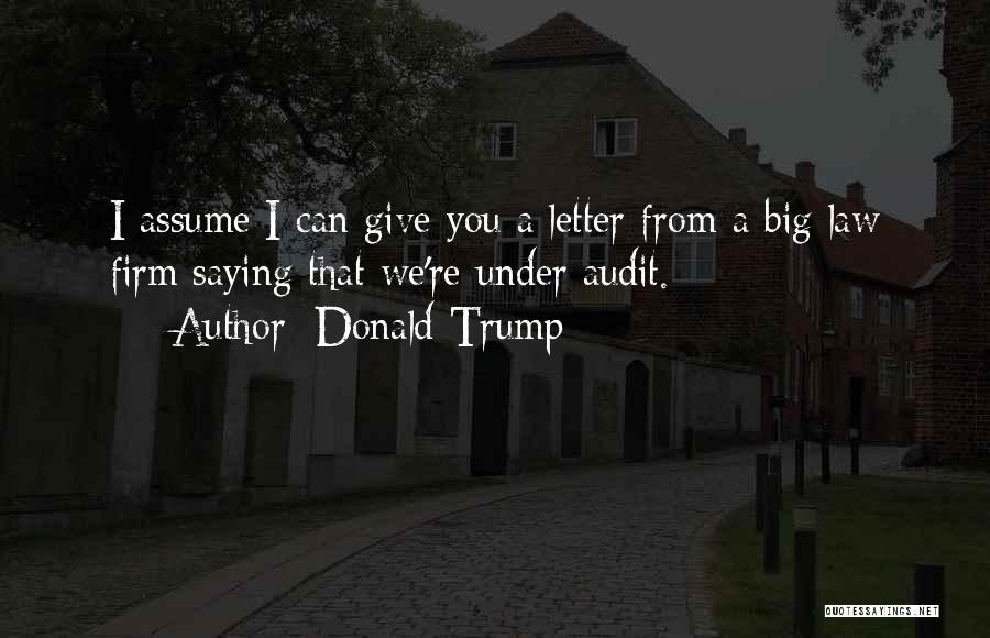 A Letter Quotes By Donald Trump