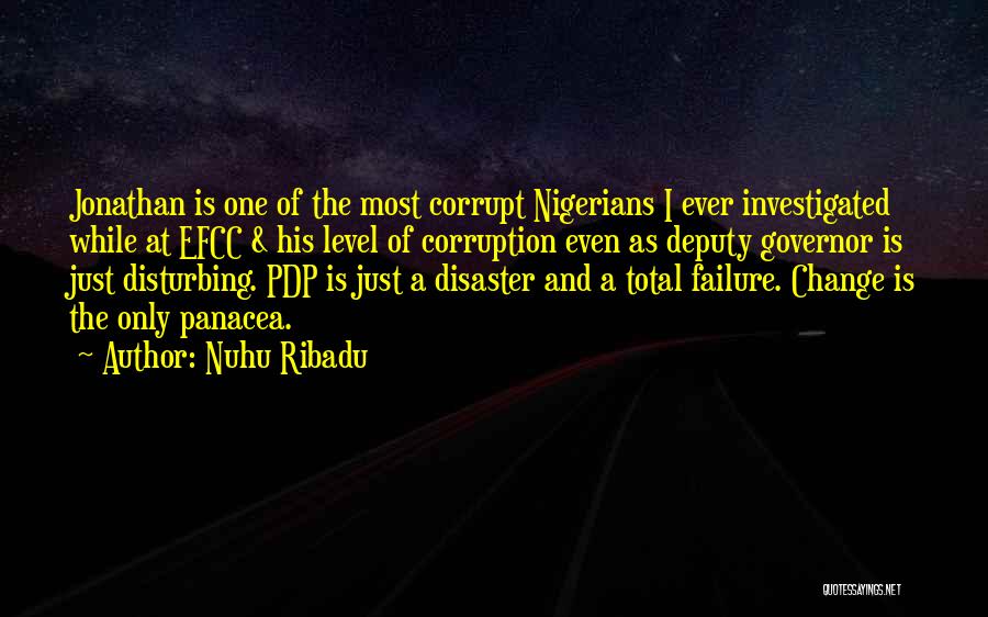 A Levels Quotes By Nuhu Ribadu