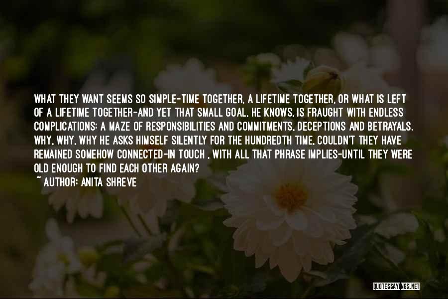 A Lifetime Together Quotes By Anita Shreve
