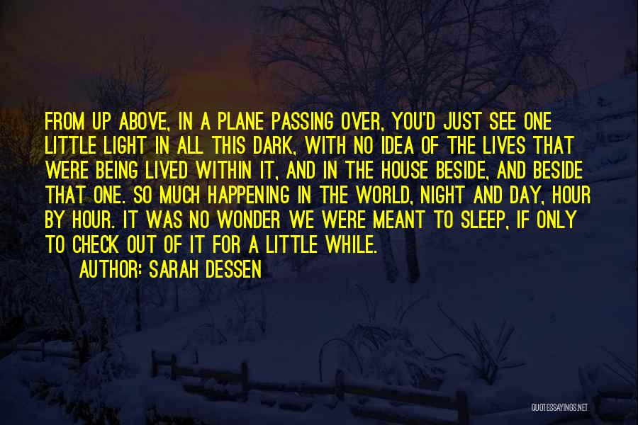 A Light In The Dark Quotes By Sarah Dessen