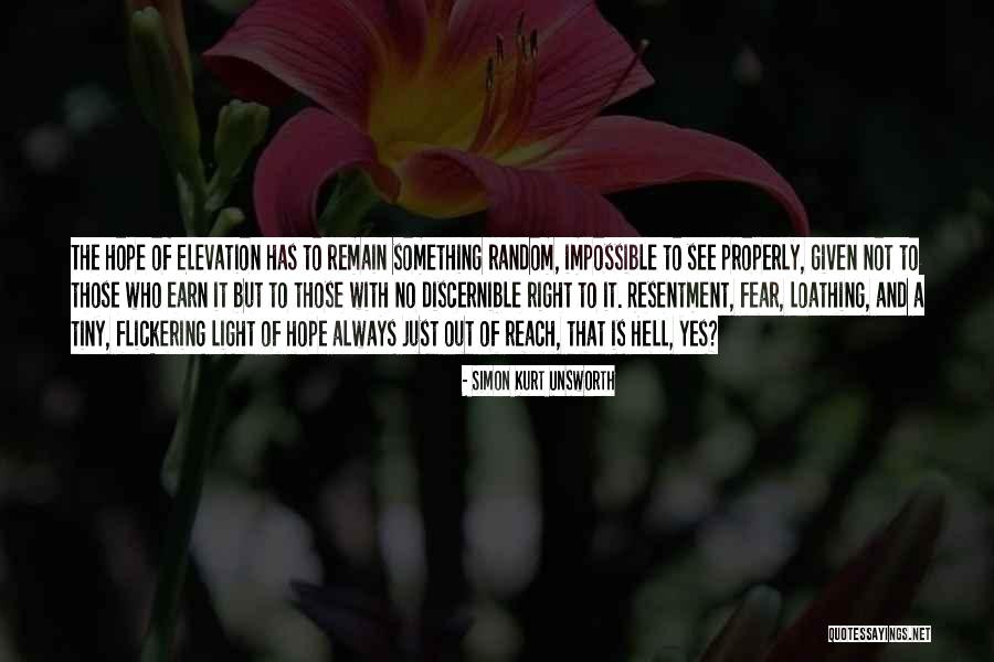 A Light Of Hope Quotes By Simon Kurt Unsworth