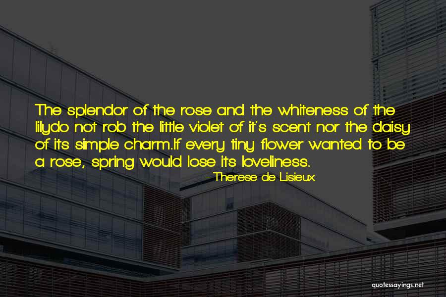A Lily Flower Quotes By Therese De Lisieux A Lily Flower Quotes By Therese De Lisieux
