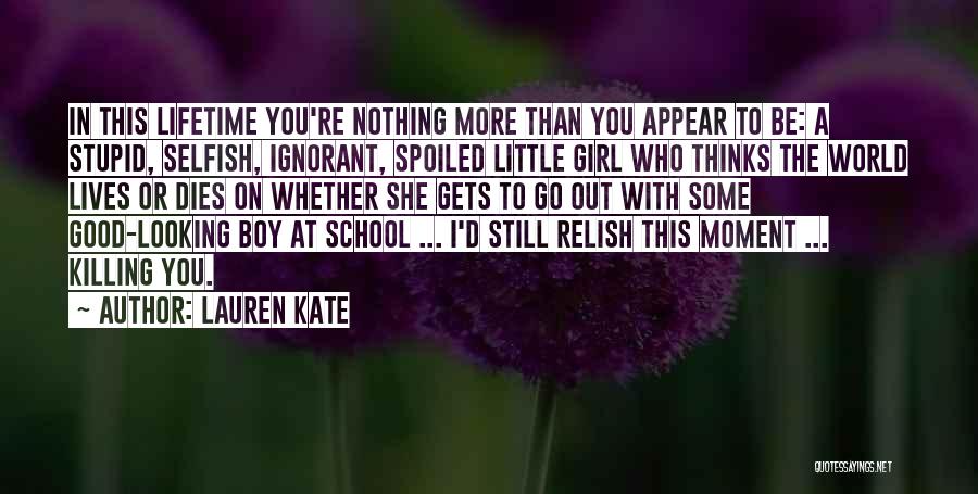 A Little Boy Quotes By Lauren Kate