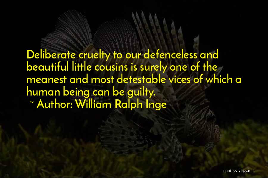 A Little Cousin Quotes By William Ralph Inge