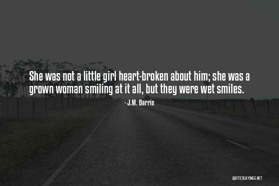 A Little Girl Growing Up Quotes By J.M. Barrie