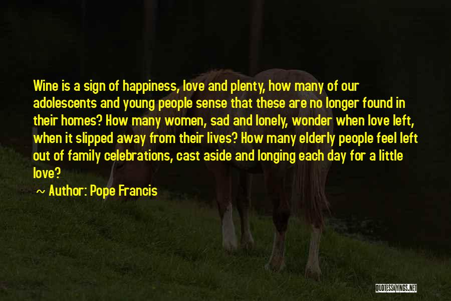 A Little Happiness Quotes By Pope Francis