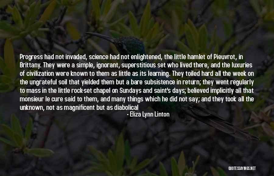 A Little Learning Quotes By Eliza Lynn Linton A Little Learning Quotes By Eliza Lynn Linton