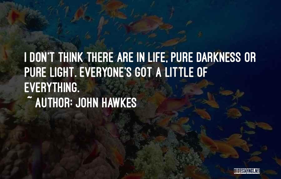 A Little Light Quotes By John Hawkes