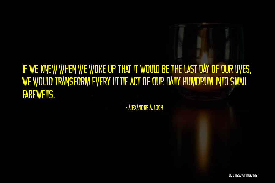 A Little Philosophy Of Life Quotes By Alexandre A. Loch A Little Philosophy Of Life Quotes By Alexandre A. Loch