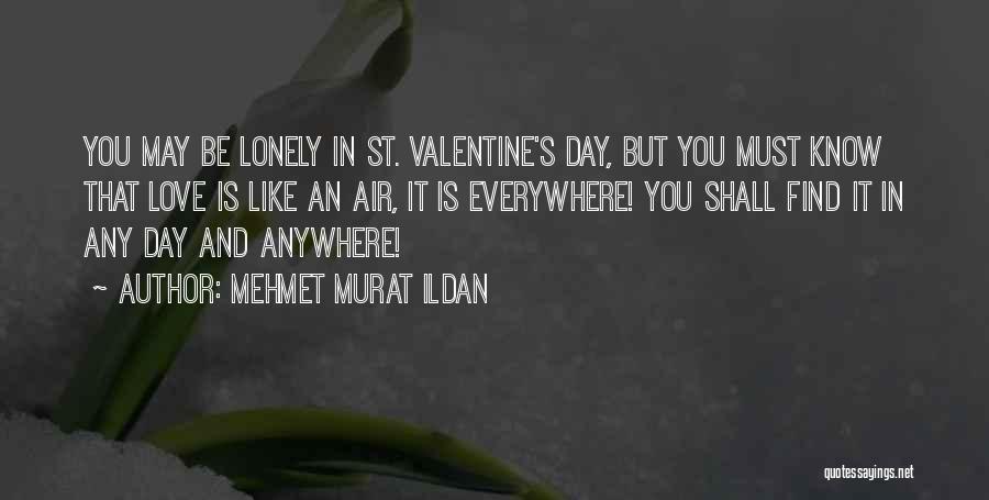 A Lonely Valentine Quotes By Mehmet Murat Ildan