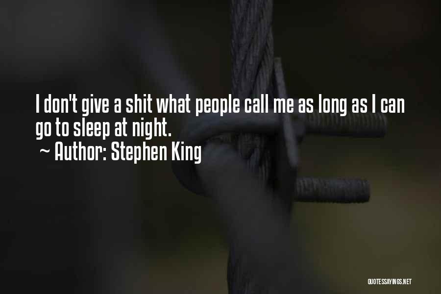 A Long Long Sleep Quotes By Stephen King