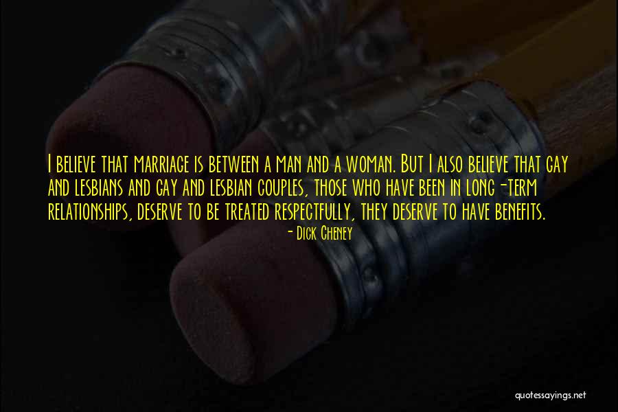 A Long Marriage Quotes By Dick Cheney A Long Marriage Quotes By Dick Cheney