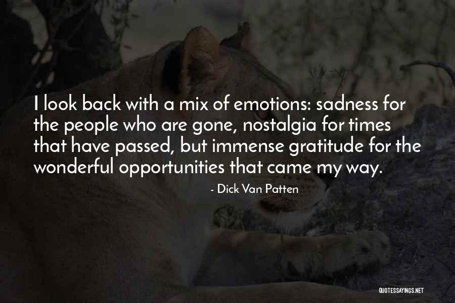 A Look Back Quotes By Dick Van Patten A Look Back Quotes By Dick Van Patten