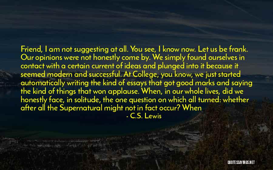 A Loss Of A Friend Quotes By C.S. Lewis A Loss Of A Friend Quotes By C.S. Lewis