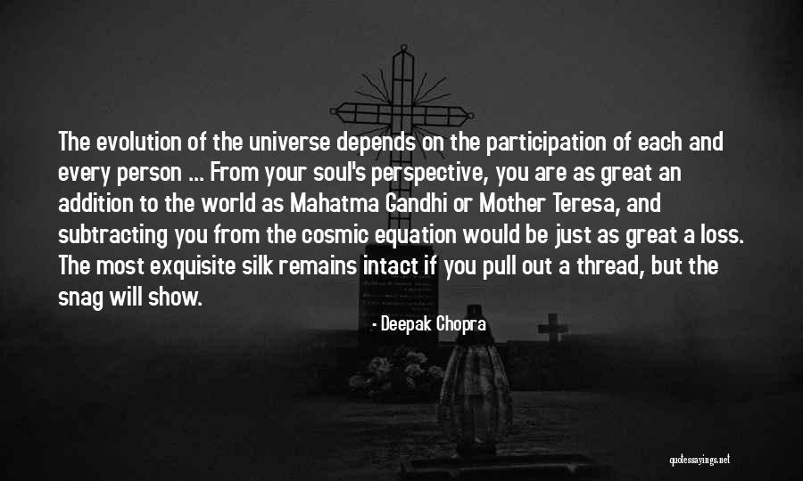 A Loss Of A Mother Quotes By Deepak Chopra