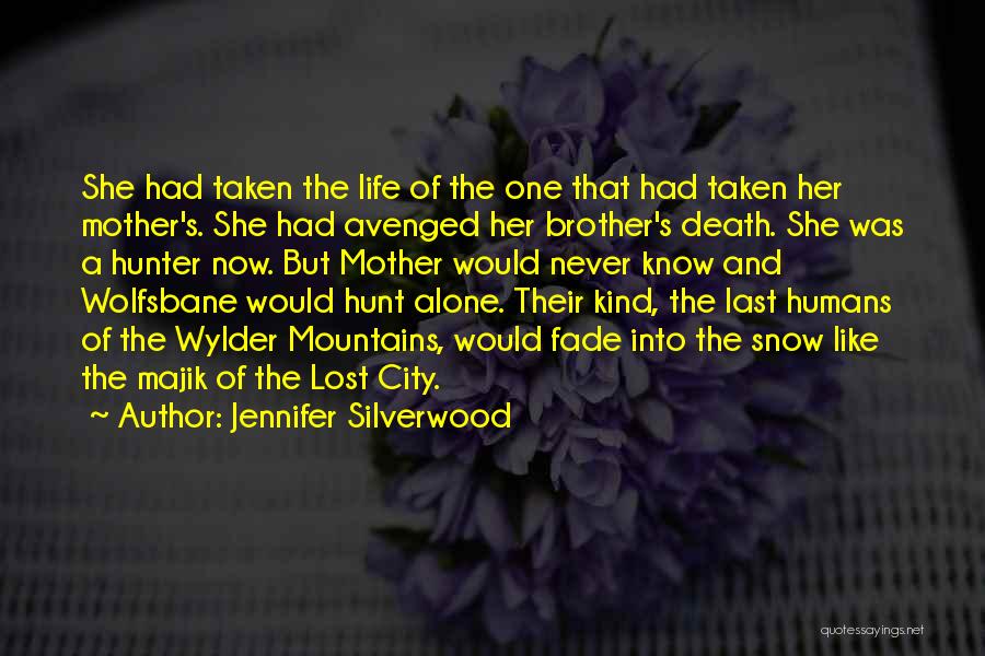 A Lost Brother Quotes By Jennifer Silverwood
