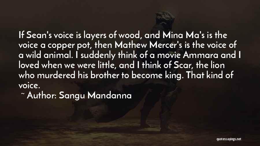 A Lost Brother Quotes By Sangu Mandanna