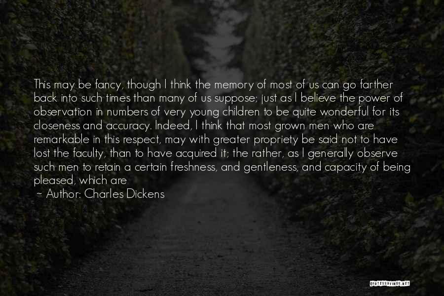 A Lost Childhood Quotes By Charles Dickens