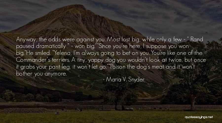A Lost Dog Quotes By Maria V. Snyder A Lost Dog Quotes By Maria V. Snyder